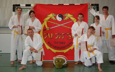 Mit dem Gelbgurt den Einsteigerkurs abgeschlossen