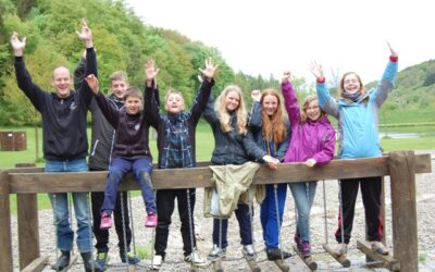 Trotz Regen beste Stimmung im Ju Jitsu-Zeltlager