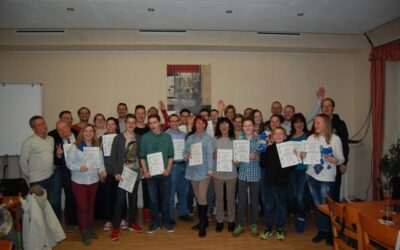 34 Ehrungen wurden bei unserer Abteilungsversammlung ausgesprochen