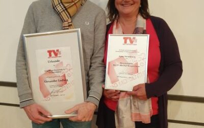 Zwei Ehrungen durch den TV ausgesprochen