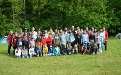 Zeltlager bei bestem Wetter