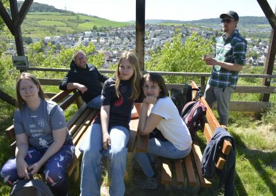 Pause in den Weinbergen
