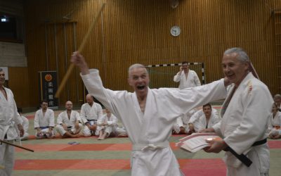 Oberstufe macht gelben Gürtel im Hanbo