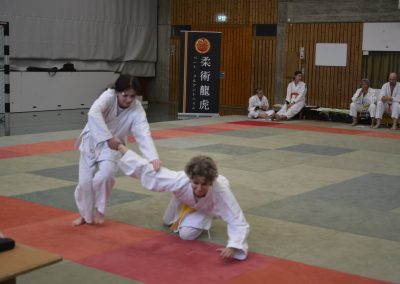 Armstreckhebel zum Boden